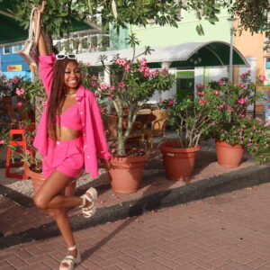PINK SHORT SET